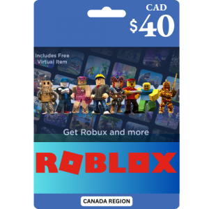 Roblox Canada $40 Canada Dollar (CAD$) - Instant Delivery (Prepaid Only)