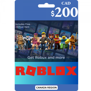 Roblox Canada $200 Canada Dollar (CAD$) - Instant Delivery (Prepaid Only)