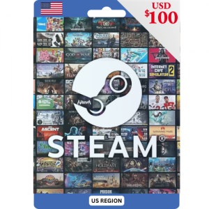 Steam Gift Card $100 USD  - Instant Delivery (Prepaid Only)