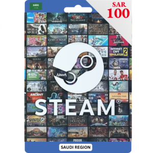 Steam Gift Card - 100 Riyals (SAR) - Instant Delivery (Prepaid Only)