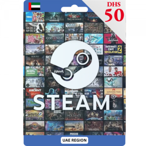 Steam Gift Card - 50 DIRHAM (AED) - Instant Delivery (Prepaid Only)