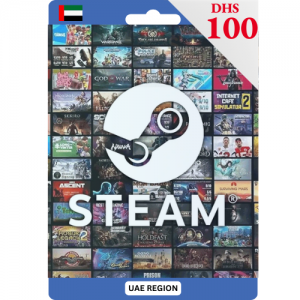 Steam Gift Card - 100 DIRHAM (AED) - Instant Delivery (Prepaid Only)