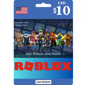 Roblox Card $10  (USD$) - Instant Delivery (Prepaid Only)