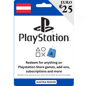 PlayStation Austria  - €25 Euro (€) - Instant Delivery (Prepaid Only)