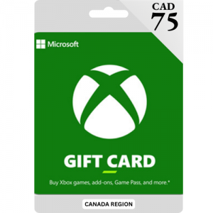 Xbox Live Canada 75 (CAD$) - Instant Delivery (Prepaid Only)