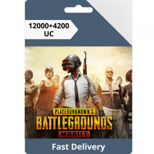 PUBG Mobile 12000+4200 UC -  Instant Delivery (Prepaid Only)