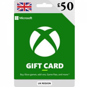 Xbox Live UK - 50 Pounds (£) - Instant Delivery (Prepaid Only)