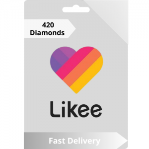 Likee 420 Diamonds - Instant Delivery (Prepaid Only)